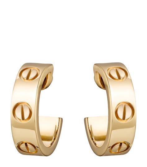 cartier style hoop earrings